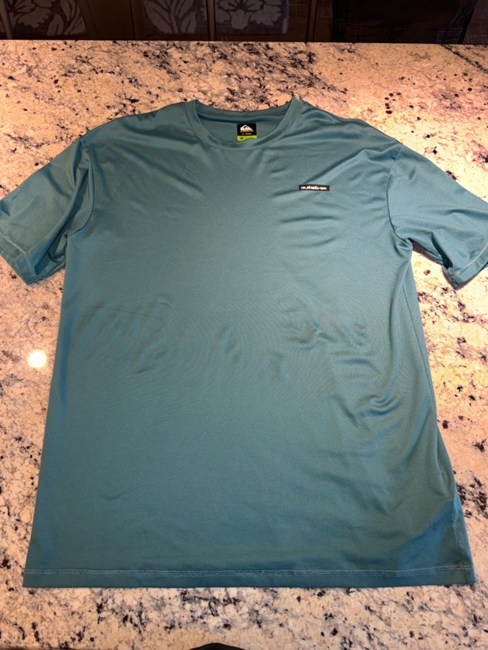 Quiksilver Men’s Teal Crew Swim Shirt